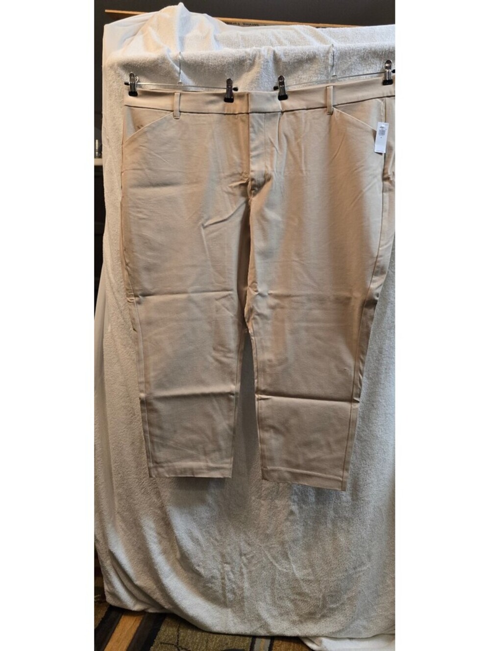 Womens Old Navy Pixie Skinny Mid-Rise Khaki Pants Size 28 Regular